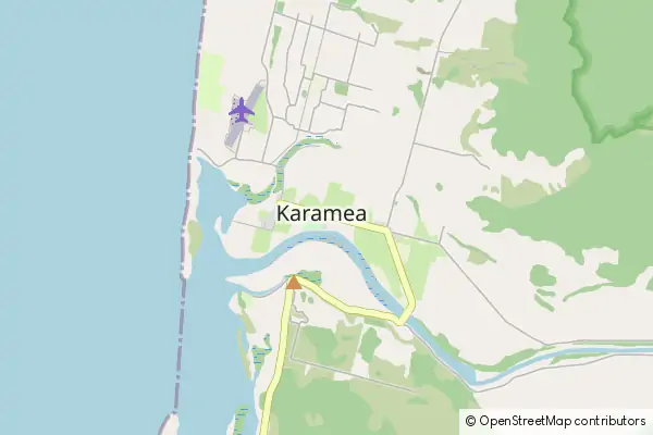 Mapa Karamea