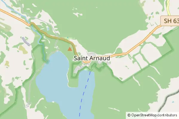 Mapa Saint Arnaud