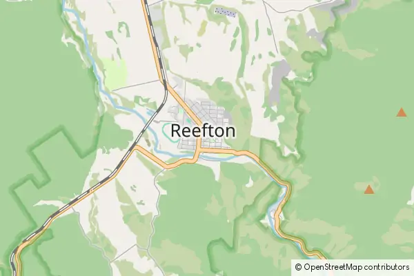 Mapa Reefton