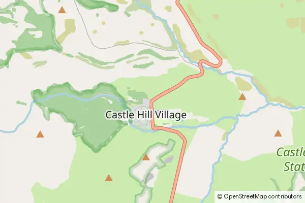 Mapa Castle Hill