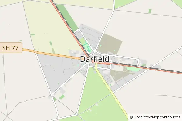 Mapa Darfield