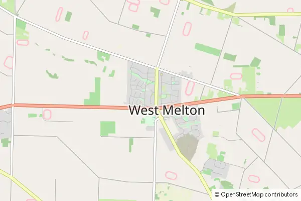 Mapa West Melton