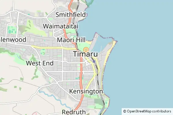 Mapa Timaru