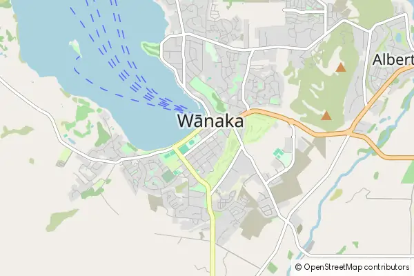 Mapa Wanaka