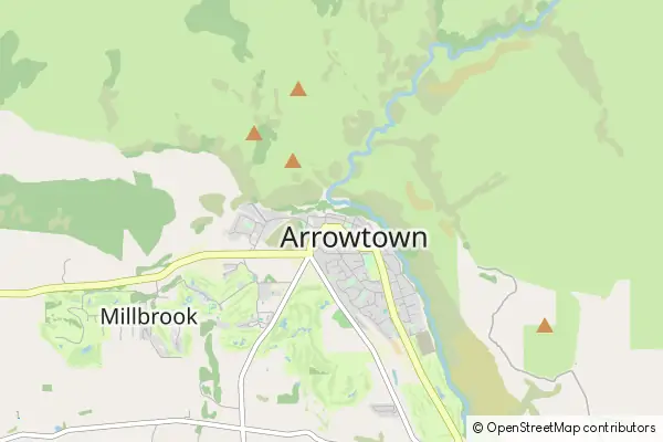 Mapa Arrowtown