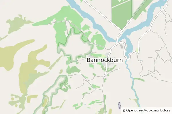 Mapa Bannockburn