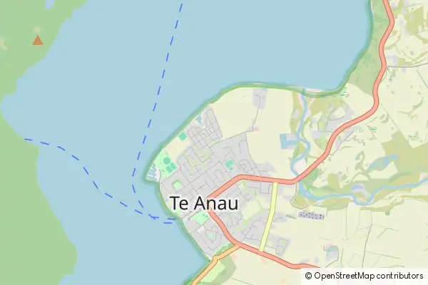 Mapa Te Anau