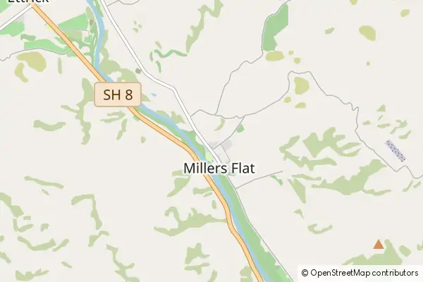 Mapa Millers Flat