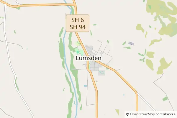 Mapa Lumsden