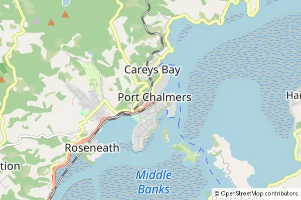 Mapa Port Chalmers