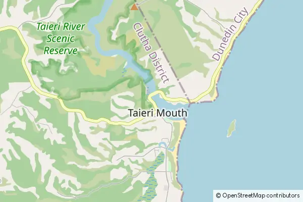 Mapa Taieri Mouth