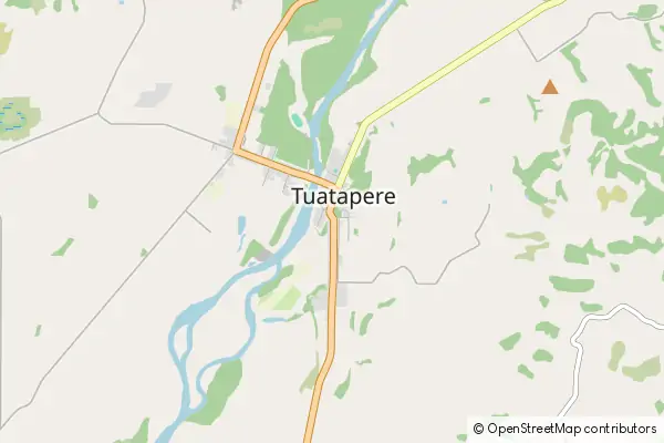 Mapa Tuatapere