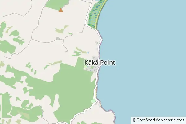 Mapa Kaka Point