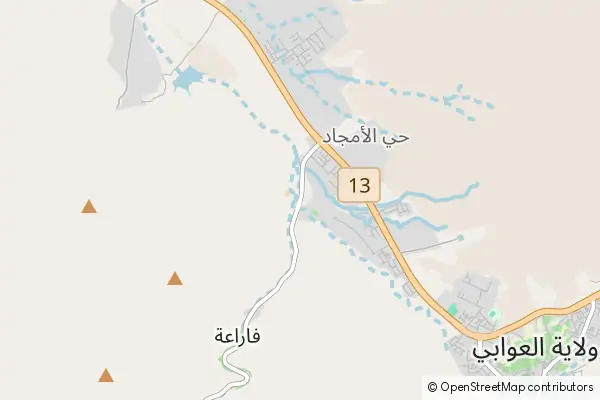 Mapa Wadi Bani Awf