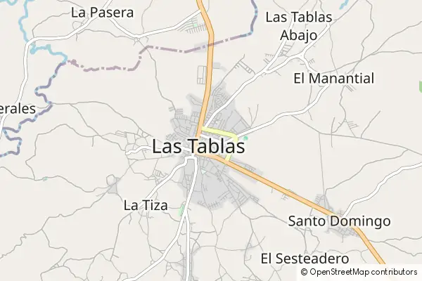 Mapa Las Tablas