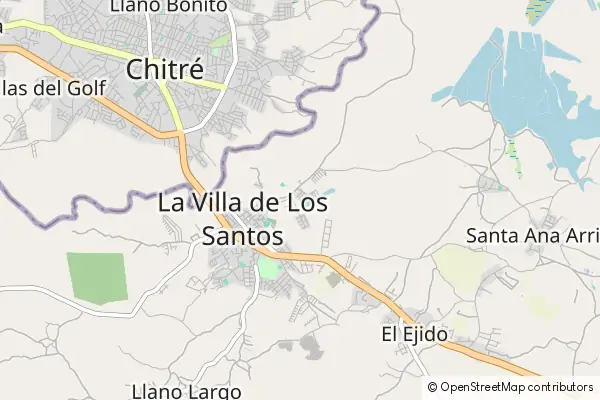 Mapa La Villa de Los Santos