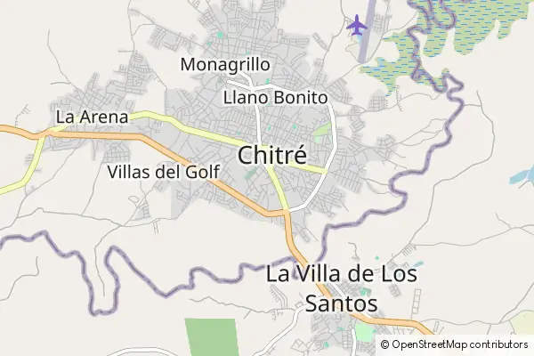 Mapa Chitré