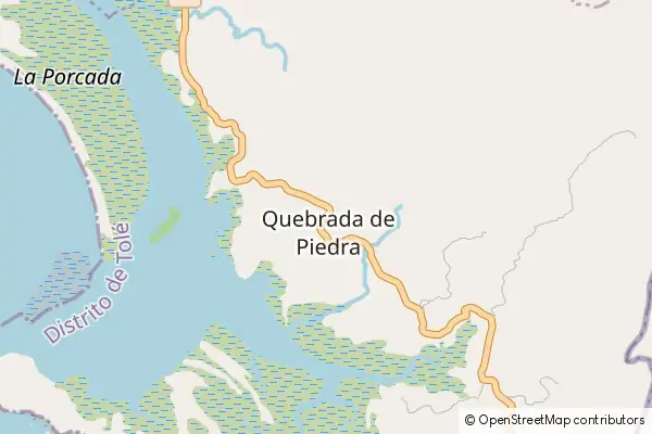 Mapa Quebrada de Piedra