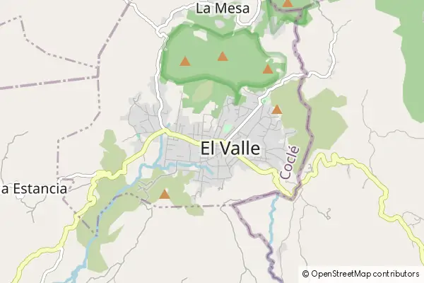 Mapa El Valle de Anton