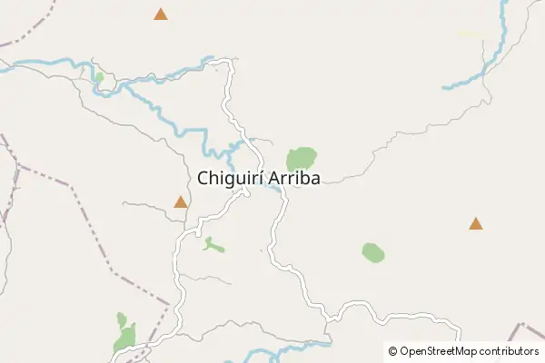 Mapa Chiguirí Arriba