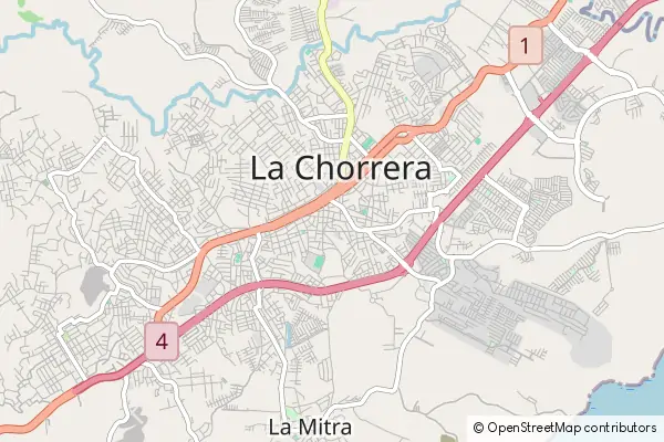 Mapa La Chorrera