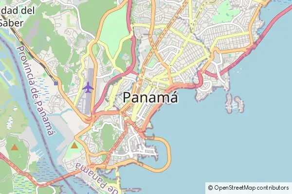 Mapa Panama City