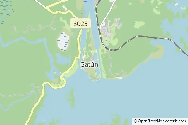 Mapa Gatún