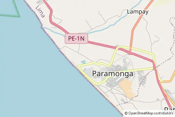 Mapa Paramonga