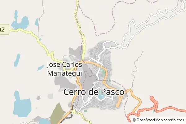 Mapa Cerro de Pasco