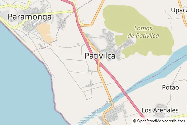 Mapa Pativilca