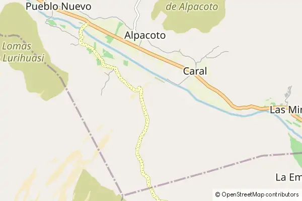 Mapa Caral