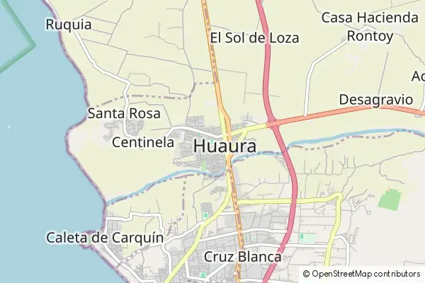 Mapa Huaura