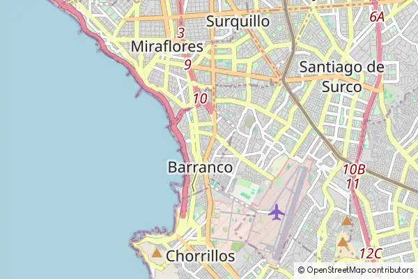 Mapa Barranco