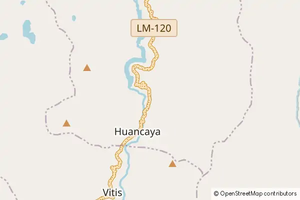 Mapa Huancaya