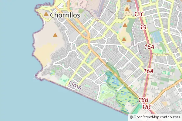 Mapa Chorrillos