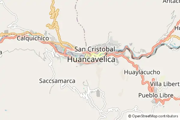 Mapa Huancavelica