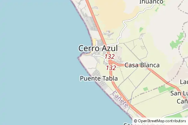 Mapa Cerro Azúl