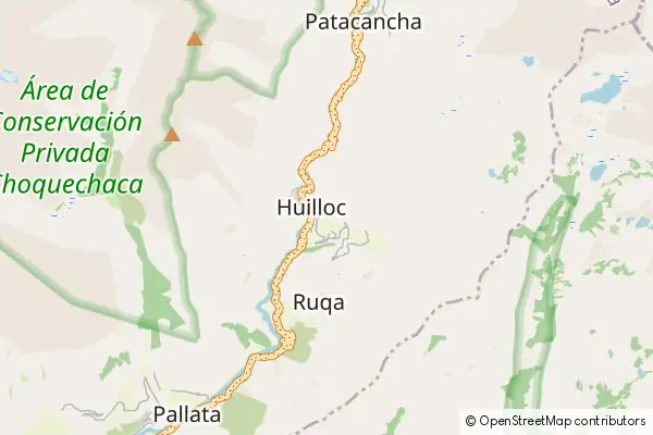 Mapa Huilloc