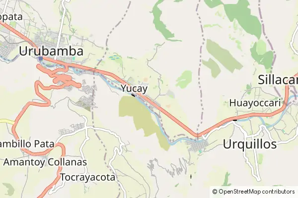 Mapa Yucay