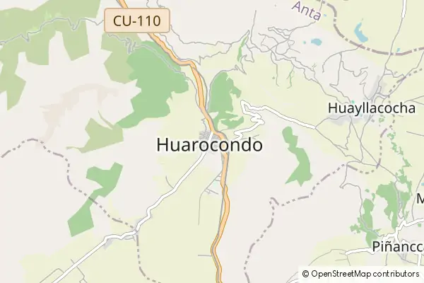 Mapa Huarocondo