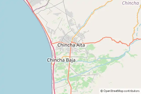 Mapa Chincha Alta