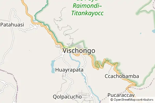 Mapa Vischongo