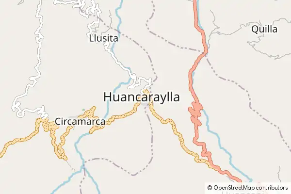 Mapa Huancaraylla