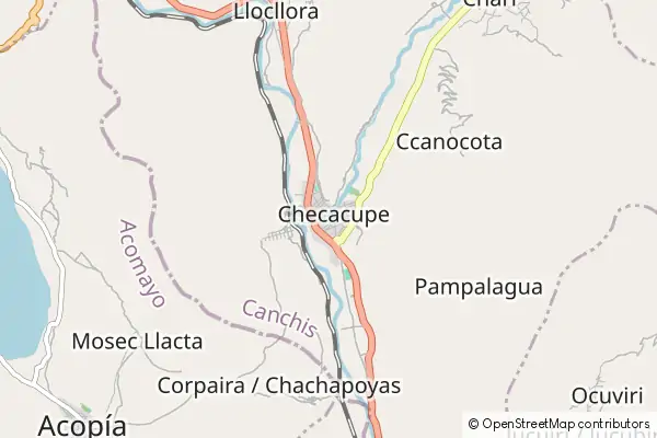 Mapa Checacupe