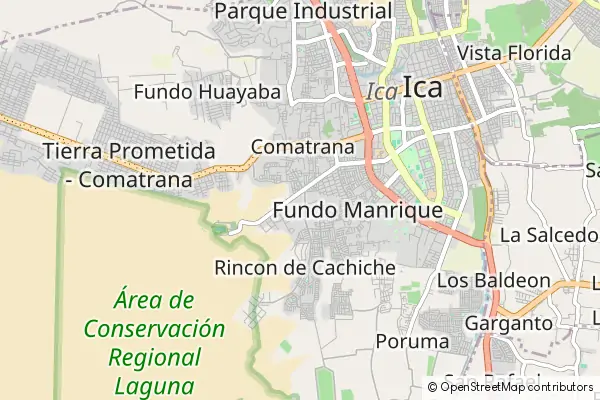 Mapa Huacachina