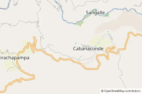 Mapa Cabanaconde