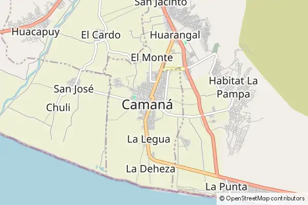 Mapa Camaná