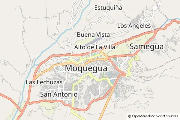 Mapa Moquegua