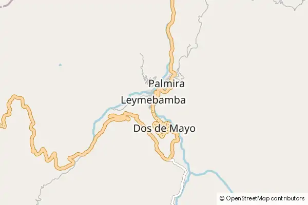 Mapa Leymebamba