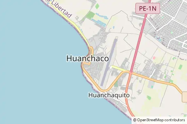 Mapa Huanchaco